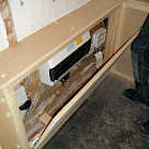 <p>Front panel held on magnectic catches.03/02/12</p>
