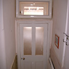<p>New top light above interior hallway door to let more natural light in.</p>