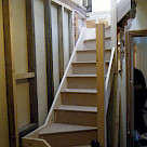 <p>New staircase being fitted</p>