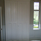 <p>New cupboard framework with reclaimed doors.</p>