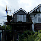 <p>Dormer face rendered to match existing.</p>