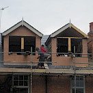 <p>Roof covering now going on.</p>