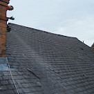 <p>Me starting  to strip the old roof covering.</p>
