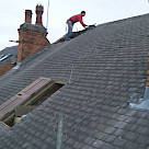 <p>Old door used to gain access in to roof space therefore limiting the need for disruption in the customers house.</p>